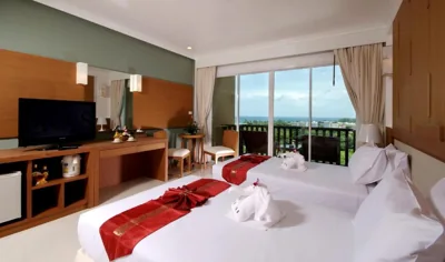 바다 전망 디럭스 더블룸 또는 트윈룸 — Princess Seaview Resort & Spa